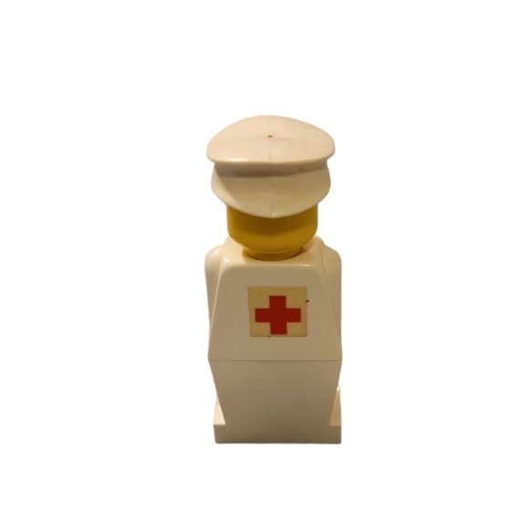 Lego Vtg Rare Original Minifigure Paremedics Assembled Vintage Ambulance Sign - Picture 8 of 9